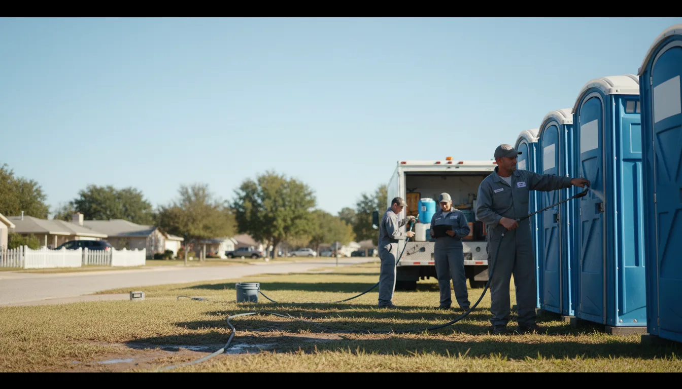 Long-Term Portable Toilet Rental in Delphos, OH near me
